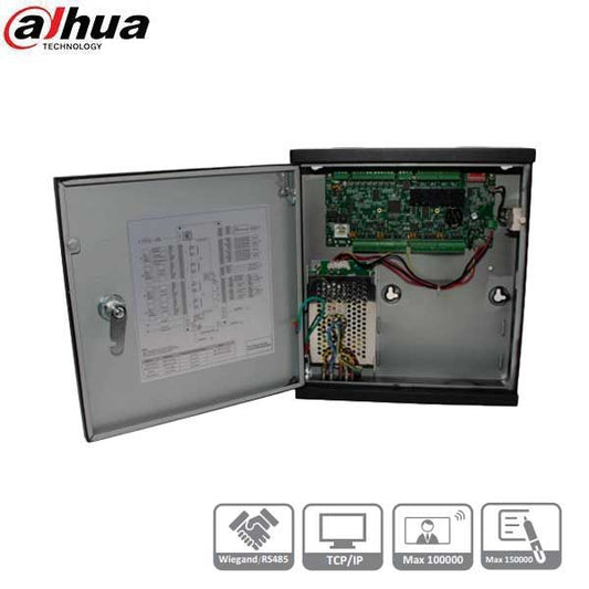 Dahua / Scalable Networked Access Control Panel / Enclosed / 4 Readers / TCP / RS-485 / 100K Users / 150K Event History / 9-15VDC / ASC1204C - UHS Hardware