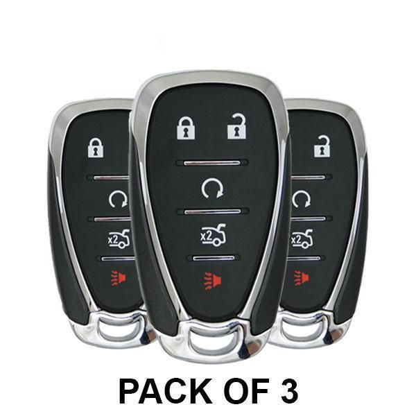 2016-2020 Chevrolet / 5-Button Smart Key / HYQ4EA (3xRSK-GM-4EA-5) (Pack of 3) - UHS Hardware