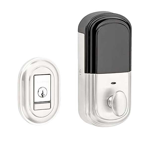 Baldwin Estate Evolved - 8231.B Traditional Electronic Deadbolt - Singl Cyl  - Bluetooth - 260 - Polished Chrome - Grade 2 - UHS Hardware