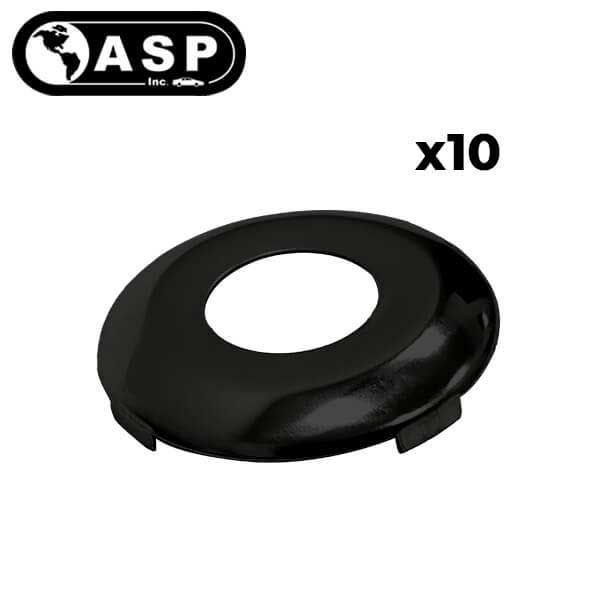 1978-1985 Mazda RX7 / Face Cap for Door Lock / Black / P-20-212 (ASP) (10-Pack) - UHS Hardware