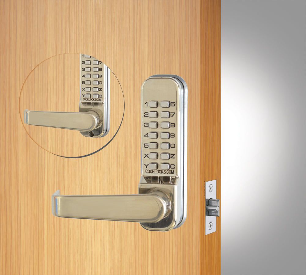 Code Locks - CL410-BB - Mechanical Lock - Medium Duty - 2 3/4" Tubular Latch Bolt - Double Sided - Stainless Steel - UHS Hardware