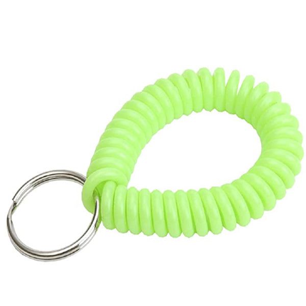 LuckyLine - 41006 - Wrist Coil With Ring - Neon - (1 Package) - UHS Hardware