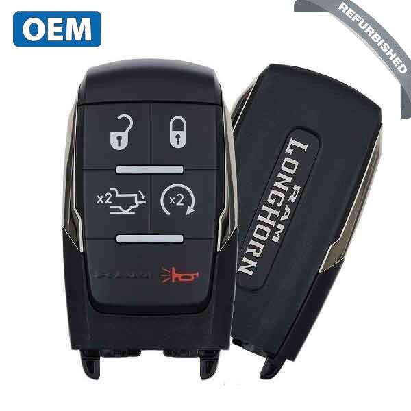 2019-2020 Dodge Ram Pickup HD 2500 Longhorn / 5-Button Smart Key / PN: 68375456AB / GQ4-76T (OEM) - UHS Hardware