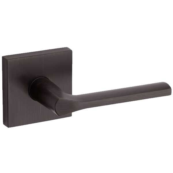 Kwikset - 154LSL - Lisbon Passage Lever - Square Rose - 11P - Venetian Bronze - Grade 2 - UHS Hardware