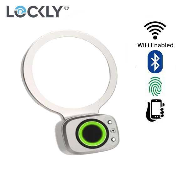 Lockly - PGD7A - Access Touch For Deadbolts - Fingerprint Reader - Bluetooth - Satin Nickel - UHS Hardware