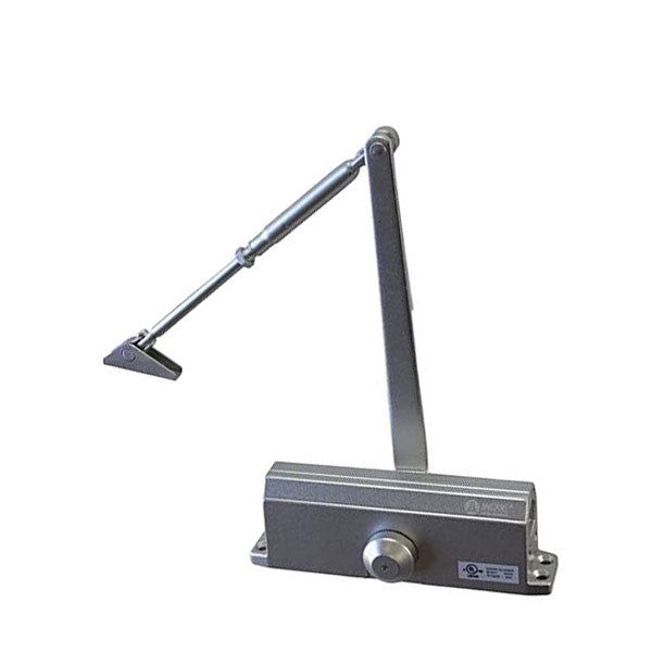 GAAB - R402-00 - Door Closers - Fire Rated - Adjustable Arm - Sizes 1-6 - Satin Stainless - Grade 1 - UHS Hardware