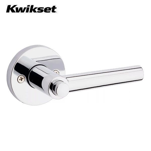 Kwikset - 156 - Milan Lever - Round Rose - 26 - Polished Chrome - Entrance - SmartKey Technology - Grade 2 - UHS Hardware