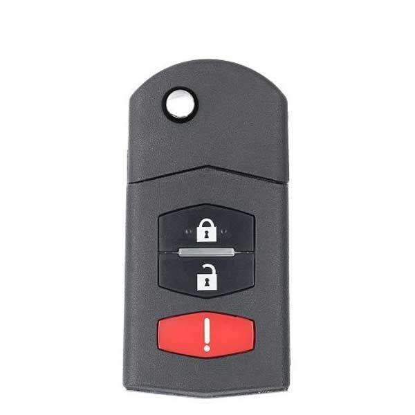 2005-2008 Mazda 6 / 3-Button Flip Key / PN: GP7A-67-5RYB / KPU41788 (AFTERMARKET) - UHS Hardware