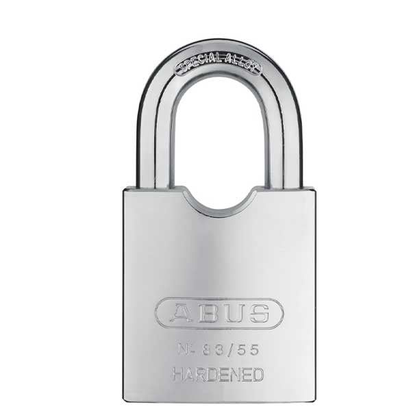 Abus - 83/55-3000 - Hardened Steel Padlock - S2 - Schlage C-L - 5/6 Pin - Rekeyable - 2-11/64" Width - UHS Hardware