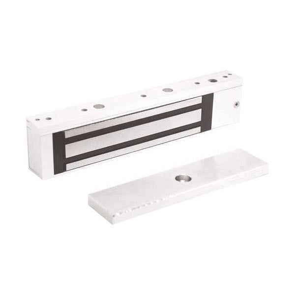 SDC - E1200 - Single Magnetic Lock - Surface Mount - 1200lbs. - 12/24VDC - Satin Aluminum - Grade 1 - UHS Hardware