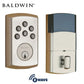Baldwin Estate Soho - 8285.AC3 Contemporary Keyless Electronic Deadbolt - Singl Cyl - Z-Wave - 056 - Satin Nickel - Grade 2 - UHS Hardware