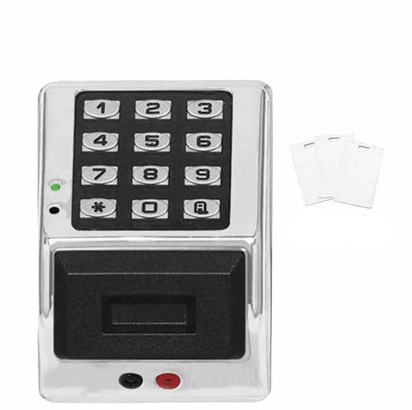 Trilogy PDK3000 - Weatherproof Digital PROX Access Control Keypads w/ Audit Trail - Metallic Silver - MS (Alarm Lock) - UHS Hardware