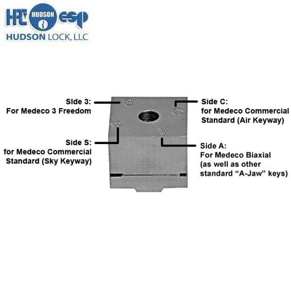 HPC - Medeco3 Freedom Jaw for TigerSHARK2 Key Machine - Cut Medeco3 Keys - UHS Hardware