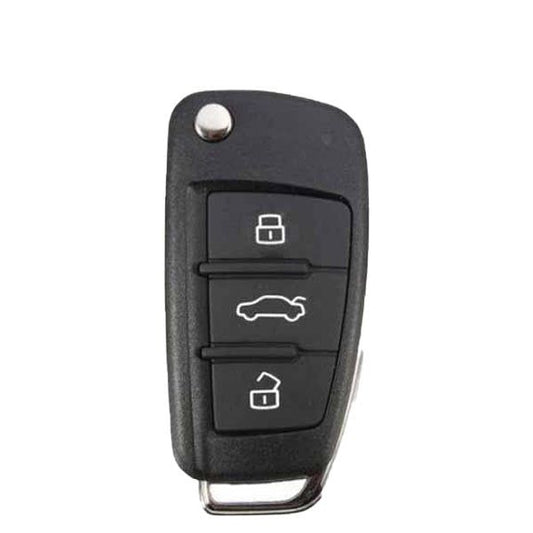 2015-2018 Audi A3 Q3 / 4-Button Flip Key / PN: BVD 837 220A / NBGFS12A71 (OEM) - UHS Hardware