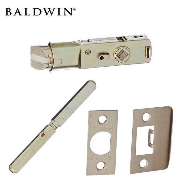 Baldwin Estate - Soho Leverset - R026 Rose - 056 - Lifetime Satin Nickel - Privacy - Grade 2 - UHS Hardware