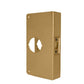 Don-Jo - 1CW - 1 Hole Wrap Around Plates - 9" Height - 2-3/8" Backset - Satin Bronze - UHS Hardware