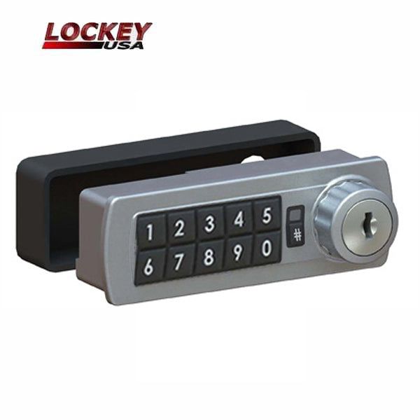 Lockey - GE370 - Gemini Electronic Keypad - Combination Cabinet Lock - Silver - Right - UHS Hardware