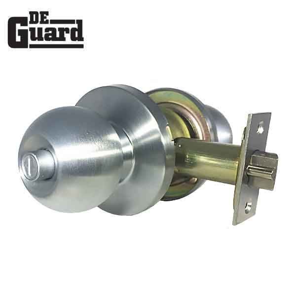 Commercial Door Knob - Grade 2 - IC Core -SFIC  - Satin Chrome - Entrance - UHS Hardware