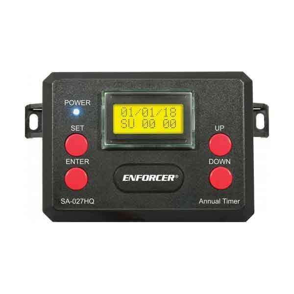 Seco-Larm - ENFORCER SA-027HQ - 365-Day Annual Timer - w/ Two Relay Outputs -  100 Programmable Events - UHS Hardware