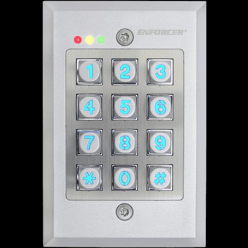 Seco-Larm - Access Control Digital Keypad - 1000 Users - Weatherproof - Vandal Resistant - Flush Mount - UHS Hardware