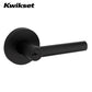 Kwikset - 156 - Milan Lever - Round Rose - 514 - Matte Black - Entrance - SmartKey Technology - Grade 2 - UHS Hardware