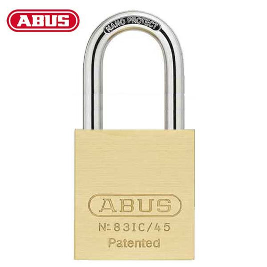 Abus - 83IC/45 B - Premium Loaded Brass Padlock - S2 - SFIC Interchangeable Core - 1-27/32" Width - 2" Shackle - UHS Hardware