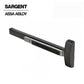 Sargent - 8610F - Concealed Vertical Exit Rod - Passage (Exit Only) - Electric Options - 36" x 84" - Black Suede - Grade 1 - UHS Hardware