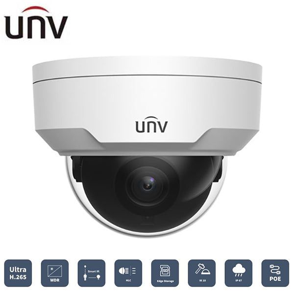 Uniview / IP Cameras / Dome / 2.8 Fixed Lens / 5MP / Smart IR / IP67 / IK10 / WDR / UNV-325SR3-DVPF28-F - UHS Hardware