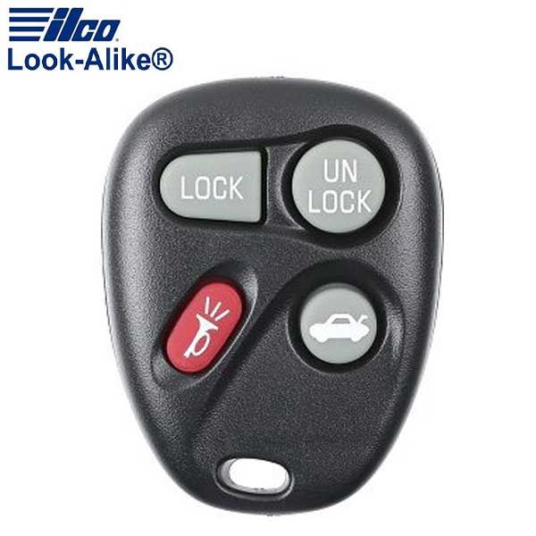 2001-2005 GM / 4-Button Keyless Entry Remote / PN: 25695954 / KOBLEAR1XT (AFTERMARKET) - UHS Hardware