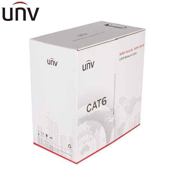 Uniview / CAT6 / UTP / 305M / 99.99% OFC / 0.5mm / UL Certificate / UNV-CAB-LC3100A - UHS Hardware