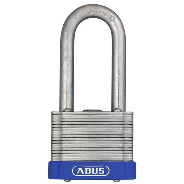 Abus - 41/50HB50 B - Eterna Laminated Steel Padlock Blue Bumper -  2-3/32" Width w/ 2" Shackle - UHS Hardware