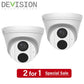 2 x Devision / IP / 2MP / Eyeball Camera / Fixed / 2.8mm Lens / WDR / IP67 / 256GB SD Card / DV-C228-DWPS (2 for 1) - UHS Hardware