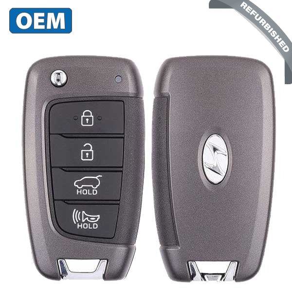 2018-2021 Hyundai Kona / 4-Button Flip Key / PN: 95430 J9500 / OSLOKA-450T (OS) (OEM) - UHS Hardware