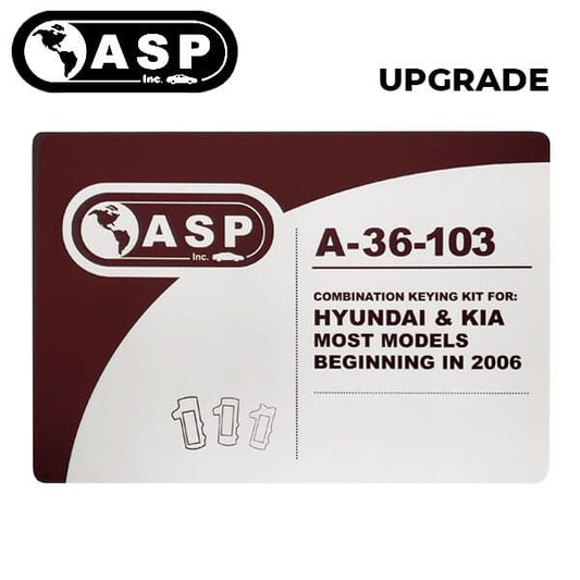 2006-2015 Hyundai Kia / HY15 / HYN14R / HY20 / KK10 / HY18 / HY15 / HYN14 / KK8 / Keying Tumbler Upgrade Kit / A-36-102-UP  (ASP) - UHS Hardware