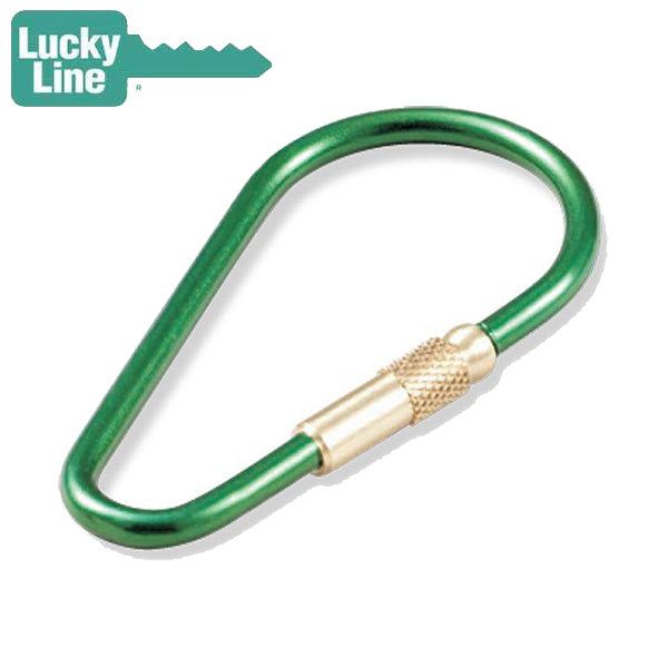 LuckyLine - 73701 - Anodized Oval Key Ring - Assorted - 1 Pack - UHS Hardware