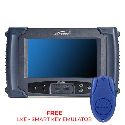 Lonsdor - K518USA Key Programmer (New USA Version) + FREE LKE - Smart Key Emulator 5 in 1 - UHS Hardware