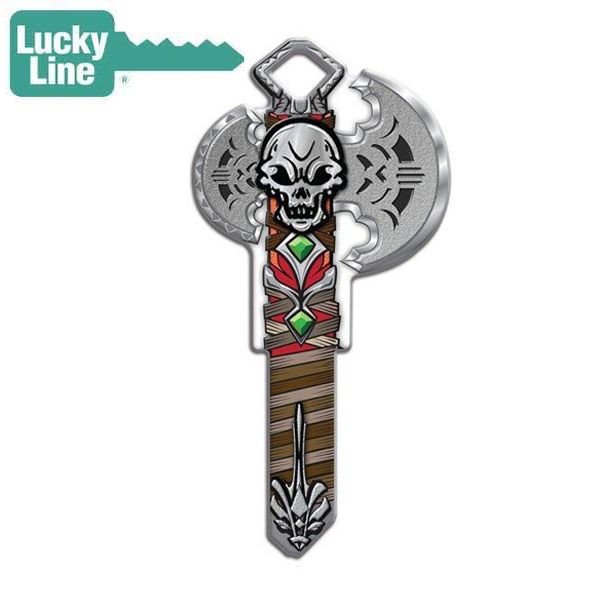 LuckyLine - B143K - Key Shapes - Battle Axe - Kwikset - KW1 - 5 Pack - UHS Hardware