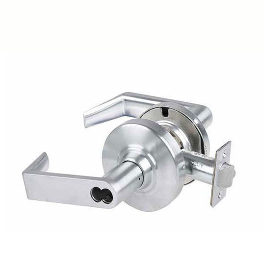 Schlage - ALX80J - Commercial Lever Set - Storeroom - Less FSIC - Satin Chrome - Rhodes Lever - Fire Rated - Grade 2 - UHS Hardware