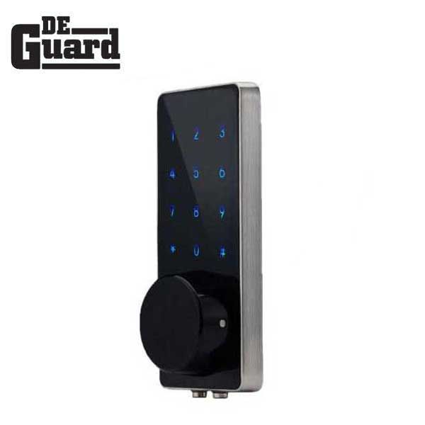 Premium Electronic Touchscreen Deadbolt - Key Override - 13.56MHz RFID - Satin Silver - UHS Hardware