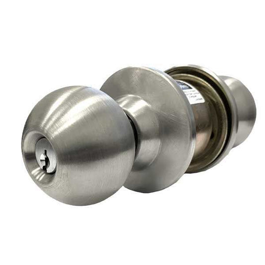 Marks USA - 280F - 80 LINE Commercial Knobset - 2 3/4" Backset - 32D - Satin Stainless Steel - Storeroom - 2" Doors - Grade 1 - UHS Hardware