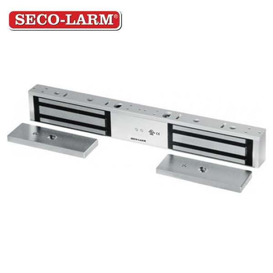 Seco-Larm - Double Door Maglock - 1.200 lb Holding Force per Door - Sensor Status LED - UL Listed - UHS Hardware