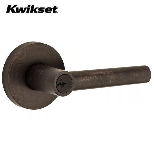 Kwikset - 156 - Milan Lever - Round Rose - 11P - Venetian Bronze - Entrance - SmartKey Technology - Grade 2 - UHS Hardware