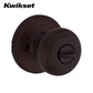 Kwikset - 400CV - Cove Knob  - Round Rose - 514 - Satin Black - SmartKey Technology - Entrance - Grade 3 - UHS Hardware