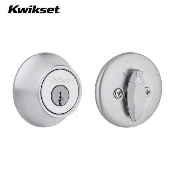 Kwikset - 660 - Residential Deadbolt - Single Cylinder  - Satin Chrome - Grade 3 - UHS Hardware