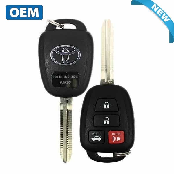 2012-2014 Toyota Camry / 4-Button Remote Head Key / PN: 89070-06420 / HYQ12BDM (G Chip) (OEM) - UHS Hardware