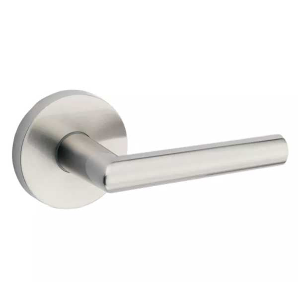 Kwikset - 154MIL - Milan Passage Lever- Round Rose - 15 - Satin Nickel - Grade 2 - UHS Hardware