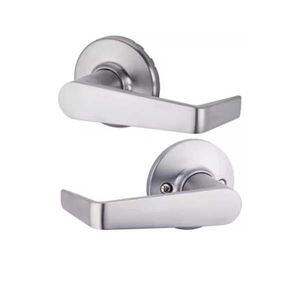 Kwikset - 721 - Kingston Commercial Lever - Passage - 26D - Satin Chrome - Grade 2 - UHS Hardware