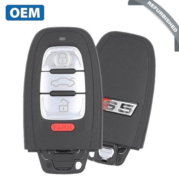 2008-2017 Audi S5 / 4-Button Smart Key 8T0.959.754.s Iyzfbsb802 (Oem Refurb)
