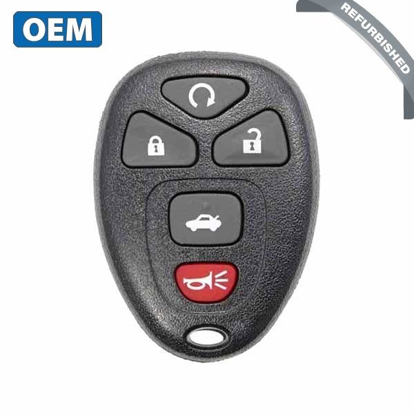 2006-2013 Gm Chevrolet / 5-Button Keyless Entry Remote Pn: 20935331 Ouc60270 (Oem)