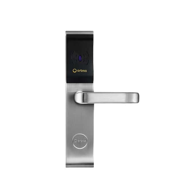 Orbita - E3042 - Mortise Hotel Lock - Bluetooth & RFID - 6 VDC - Silver - Grade 2 - UHS Hardware